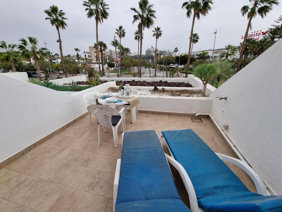 Duplex Apartment Vistamar, Sea-View, Heated Pool In Parque Santiago 2, Wifi Playa de las Américas Exterior foto