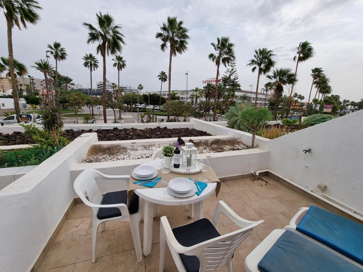 Duplex Apartment Vistamar, Sea-View, Heated Pool In Parque Santiago 2, Wifi Playa de las Américas Exterior foto