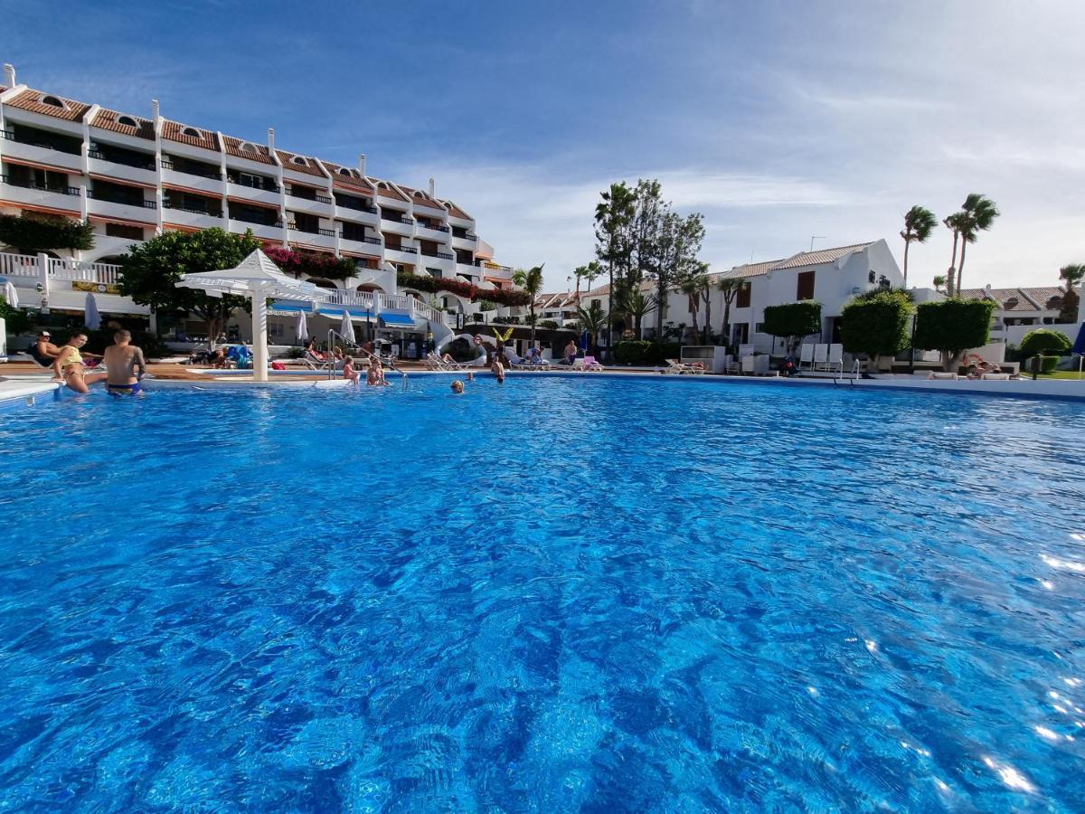 Duplex Apartment Vistamar, Sea-View, Heated Pool In Parque Santiago 2, Wifi Playa de las Américas Exterior foto